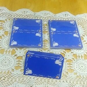 Easter party table settings or prize table info cards